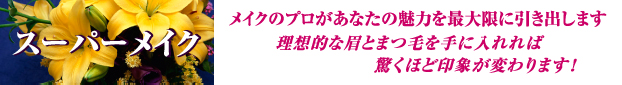 メイクのプロがあなたの魅力を最大限に引き出します/理想的な眉とまつ毛を手に入れれば驚くほど印象が変わります！
